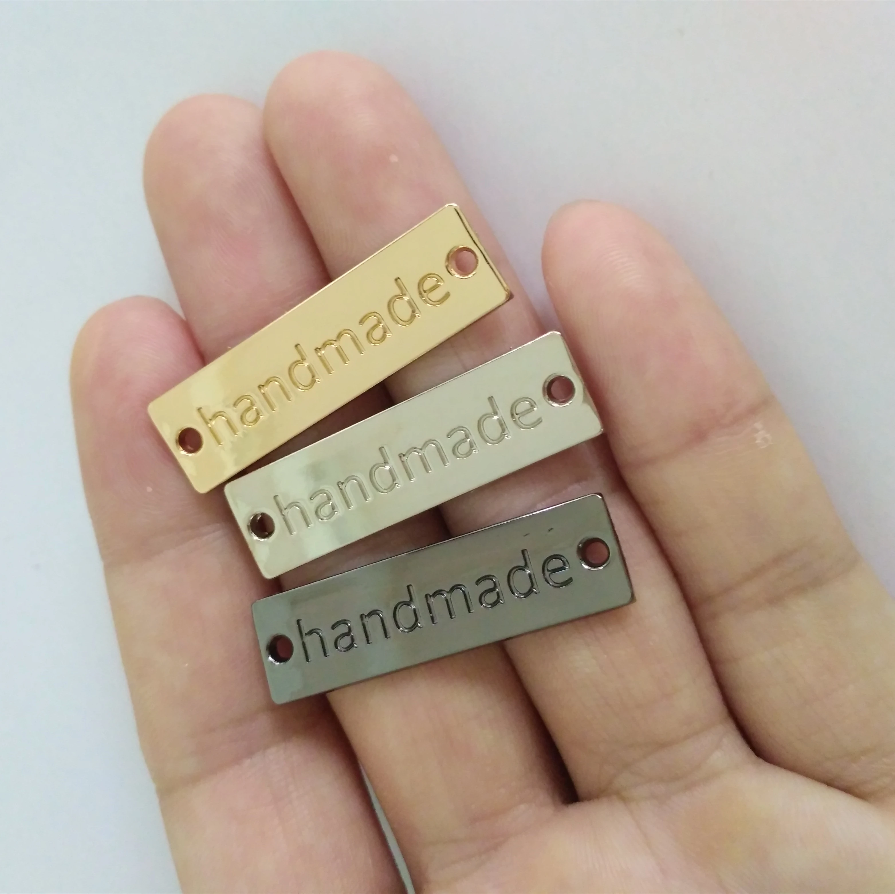 Розничная продажа металлические этикетки ручной работы с гравировкой