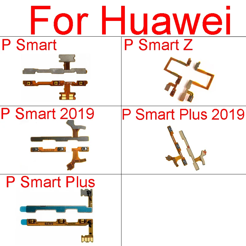 Шлейф кнопки питания и громкости для Huawei Honor P Smart 2019 Plus Z On Off Power переключатель