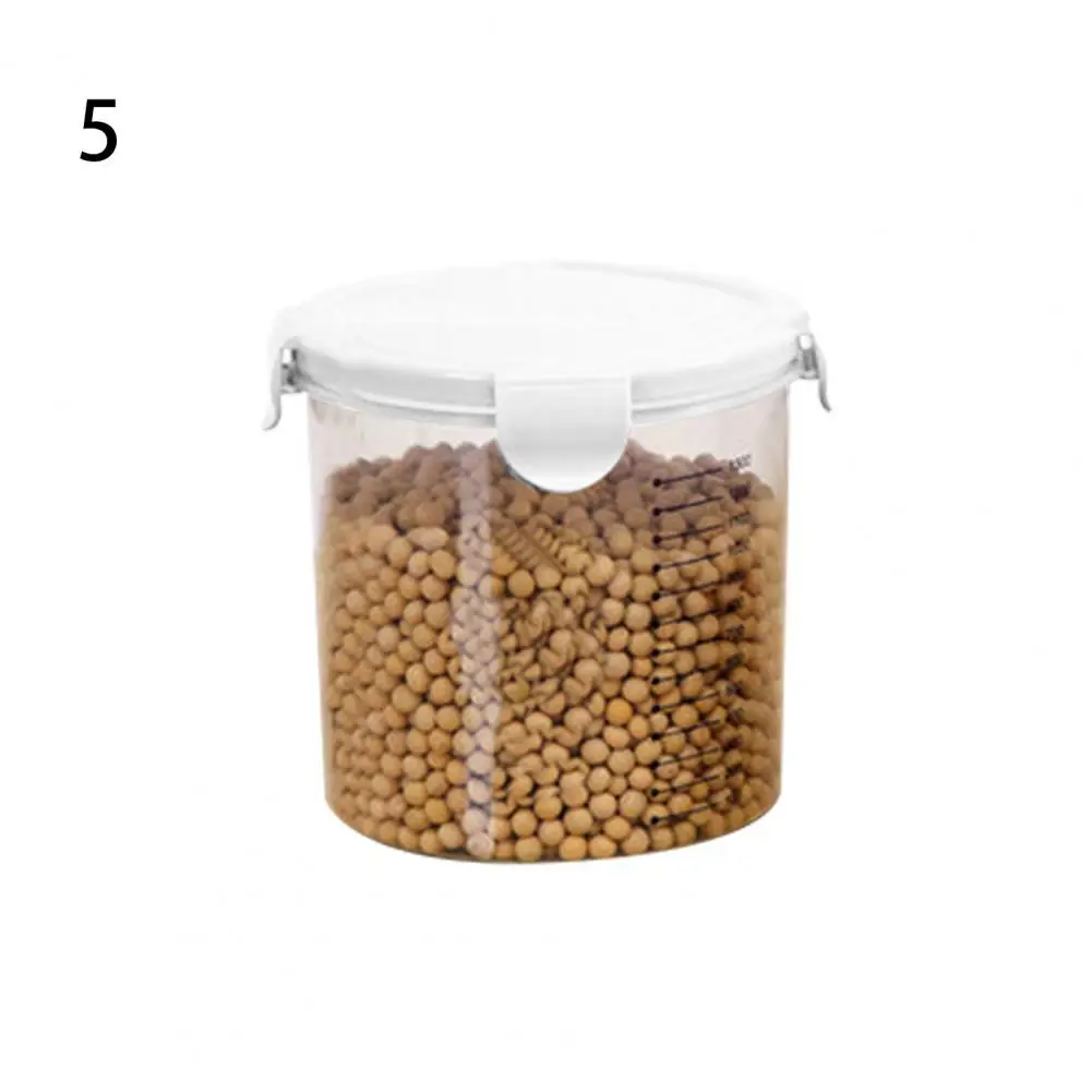 

HOT SALES!!! Sealed Transparent Kitchen Keep Fresh Food Can Grain Storage Tank with Scale