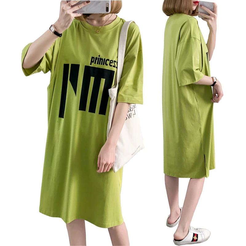 Летнее платье большого размера 3XL с надписью Одежда для беременных одежда