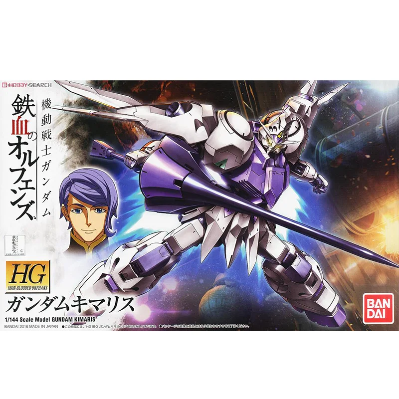 Оригинальный Bandai HG IBO 011 1/144 Jagged Iron Orphan Group Simon PVC сборка экшн модель|Игровые фигурки