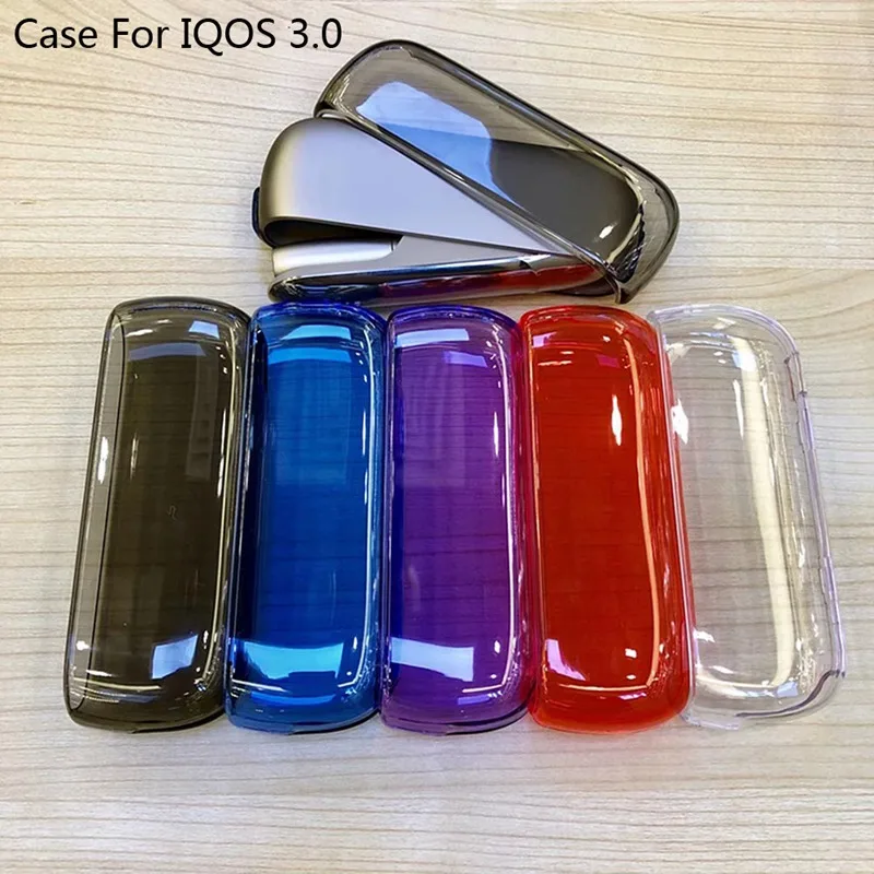 

1PC NEW For Iqos 3.0 Protective Cover Case Cigarette Cover Hard Case For IQOS 3 Transparent Color Case