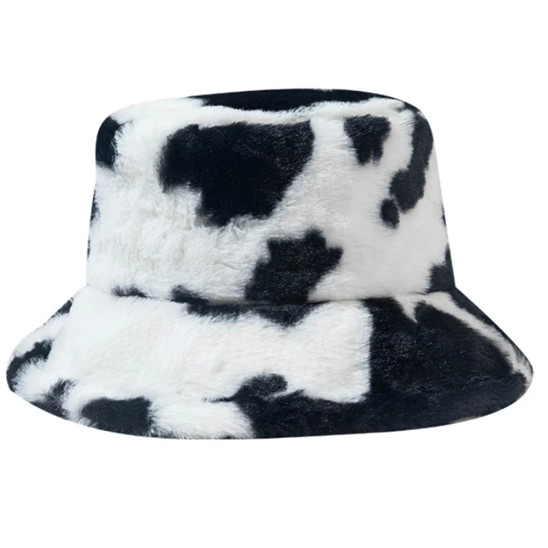 Y1UE модная шляпа-Панама из ангорской пряжи с узором коровы в мягких цветах |