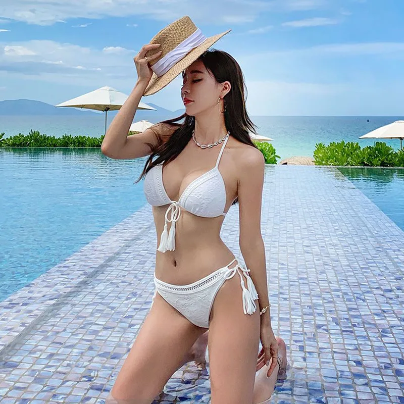 Bikini 2021 Women Swimsuit Push Up Swim Suit For Sea Beach Sexy Size Bind Hot Bathing Female Print Polyester Sierra Surfer