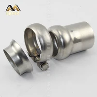 car accessories 304 stainless steel pipe exhaust pipe universal joint universal muffler adjustment adapter pipe