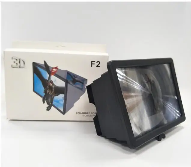 Увеличивающий 3D-экран F2 мобильный телефон увеличивающий лупу проектор для