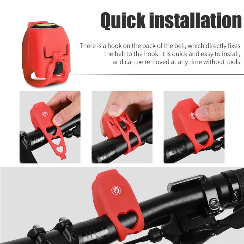 WEST BIKING 120 дБ велосипедный Электрический колокольчик Рога Кольцо для велосипеда