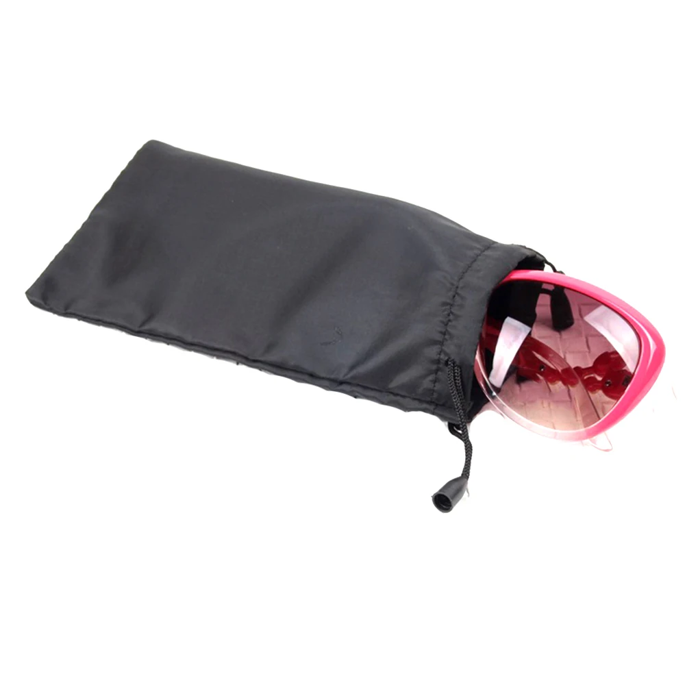 Сумка для очков чистый черный футляр солнечных очки близорукости мягкая сумка