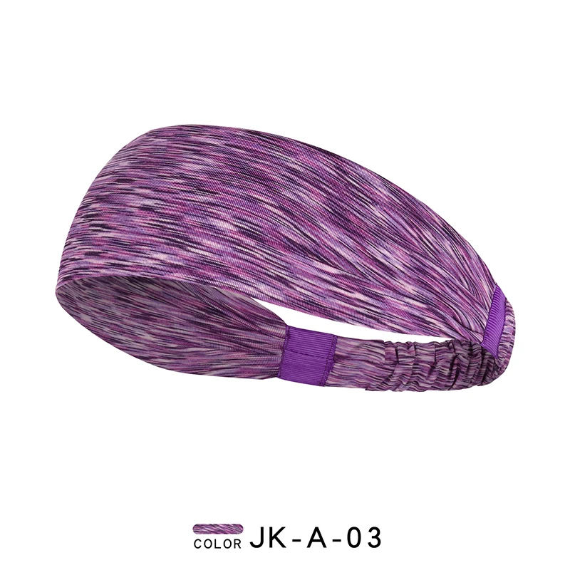 

Summer Outdoor Sports Headband Men Women Sweatband Elastic Colourful Running Fitness Yoga Sweat Absorption Head Band Cycling