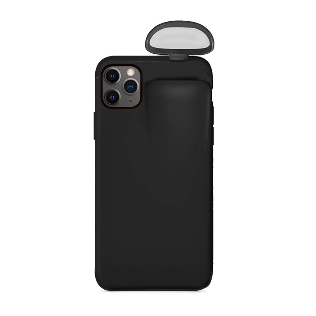 2 в 1 чехол для AirPods для iPhone 11 чехол для iPhone 7 Plus/8 Plus/X/XS Max/11 Pro Max чехол защитный чехол 19 октября