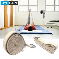 1pcs 10ft adjustable sport stretch strap dual ring belts providing flexibility for yoga stretching physical therapy fitness