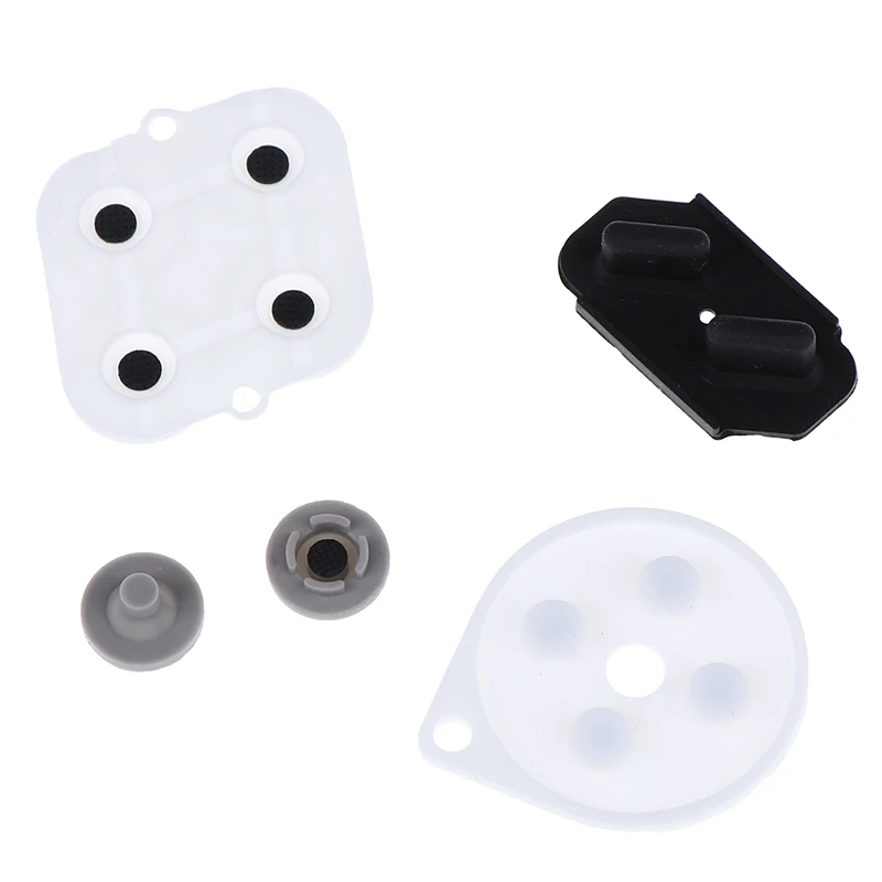 5pcs/set Controller Gamepad Conductive Rubber Pads Button Pad Keypads Replacement For SNES | Электроника