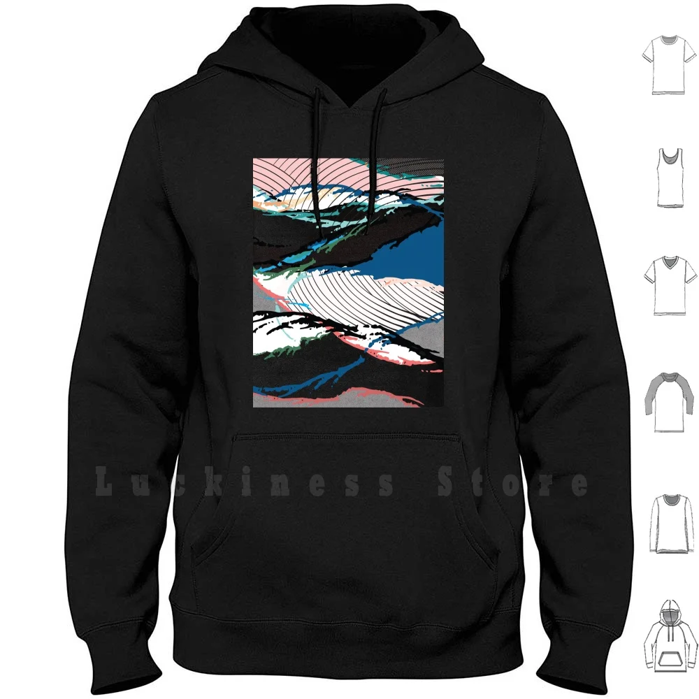 ※ Лагуна волны толстовки морской океан Горный пейзаж природа магазин настроения