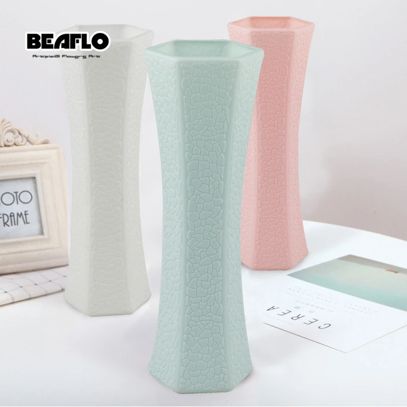 Модерн Ваза для цветов декорация дома имитация керамики столик аранжировка пластиковые вазы для цветов северный декор E0019.