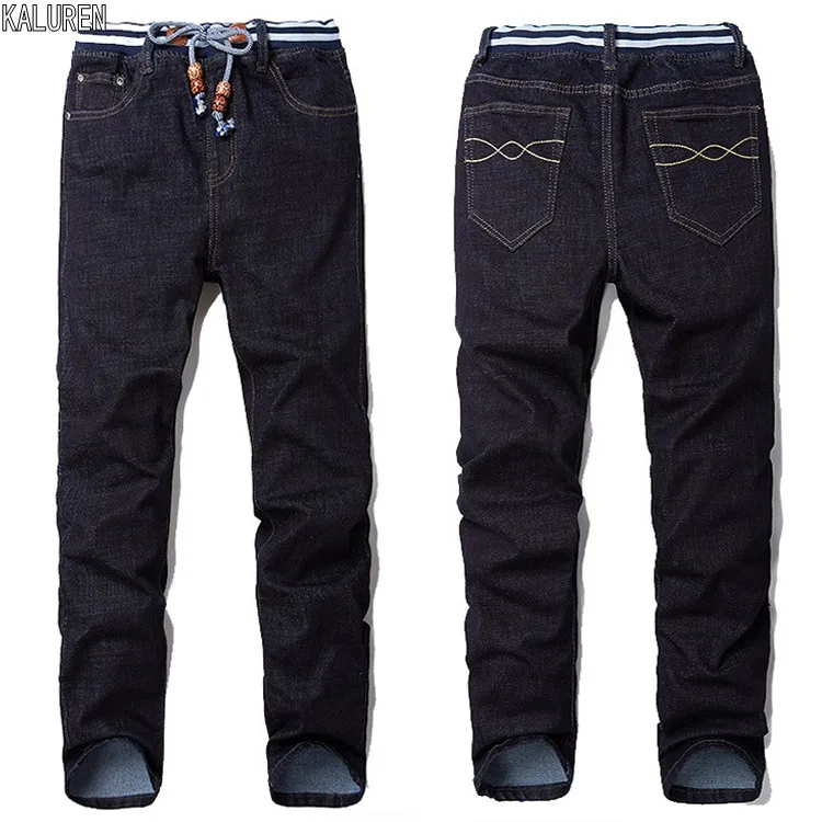 

TOP Free shipping men jeans male straight plus size 28-48 long trousers loose man hiphop pants extra large hip hop