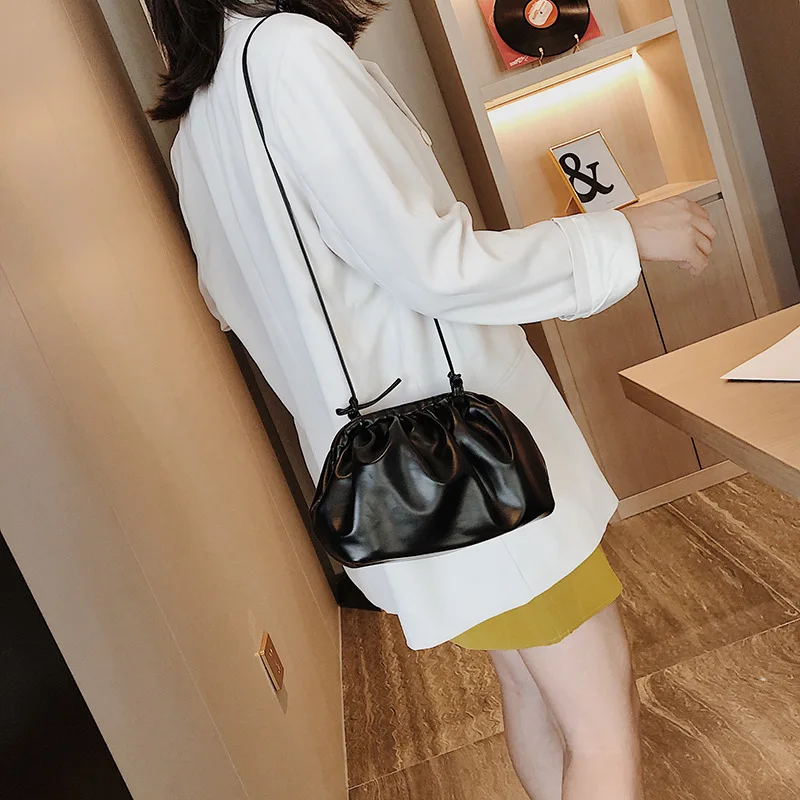 Женская сумка из искусственной кожи новинка 2019 сумка-Кроссбоди в виде пельменей