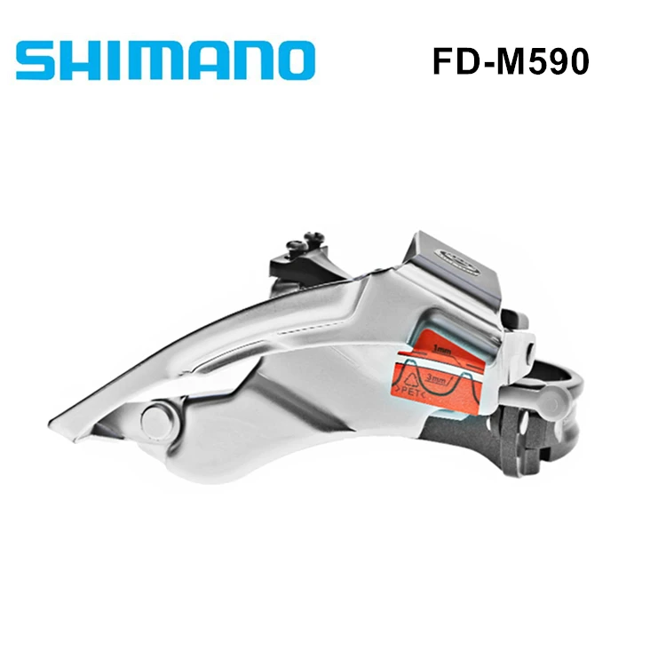 Deore FD-M590, 9 скоростей, передний переключатель для горного велосипеда, подходит для 34,9 мм Рам FD M590, передний переключатель для велосипеда