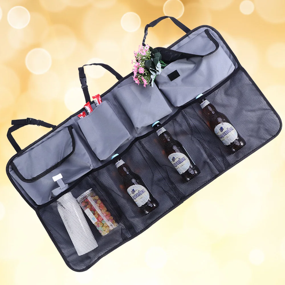 

Backseat Organizer Car Auto Trunk Hanging Organizer Cargo Storage Bag (Black)