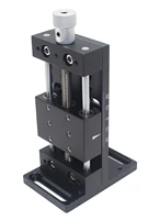 60x40mm z axis manual column lifting platform laboratory optical displacement platform stroke 50mm80mm120mm y