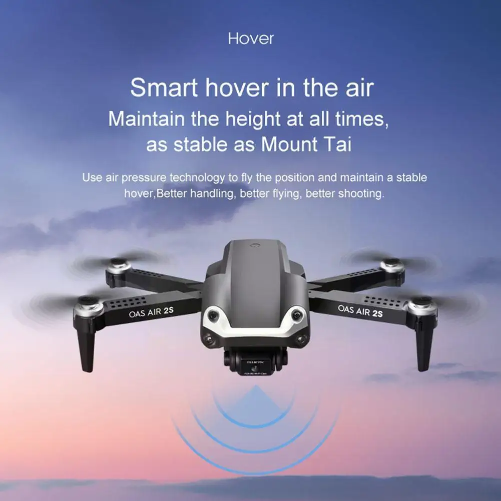 

2.4G Drone With 4K HD Camera RC Quadcopter Aerial Dual-lens Toys Aerial Infrared Avoidance Obstacle WiFi Photography Aircra U1W4