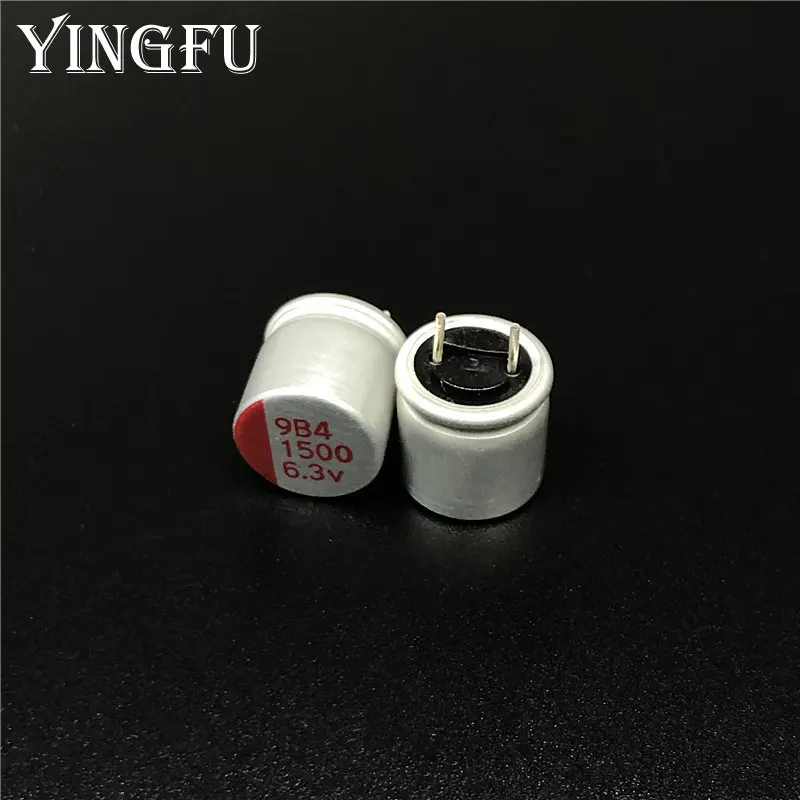 

10Pcs/50Pcs 1500uF 6.3V RL series 10x10mm 6.3V1500uF Super Low ESR Polymer Solid Capacitor