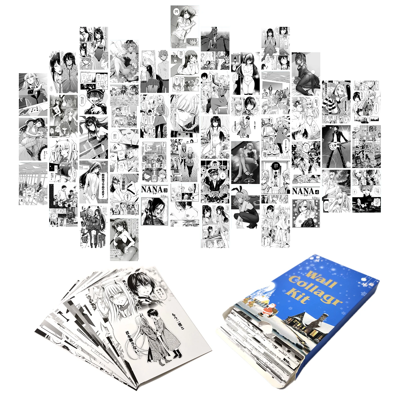

Anime Aesthetic Wall Collage Kit 50 Pcs Manga Room Decor Aesthetic Pictures Collage Kit For Boys Christmas Gifts