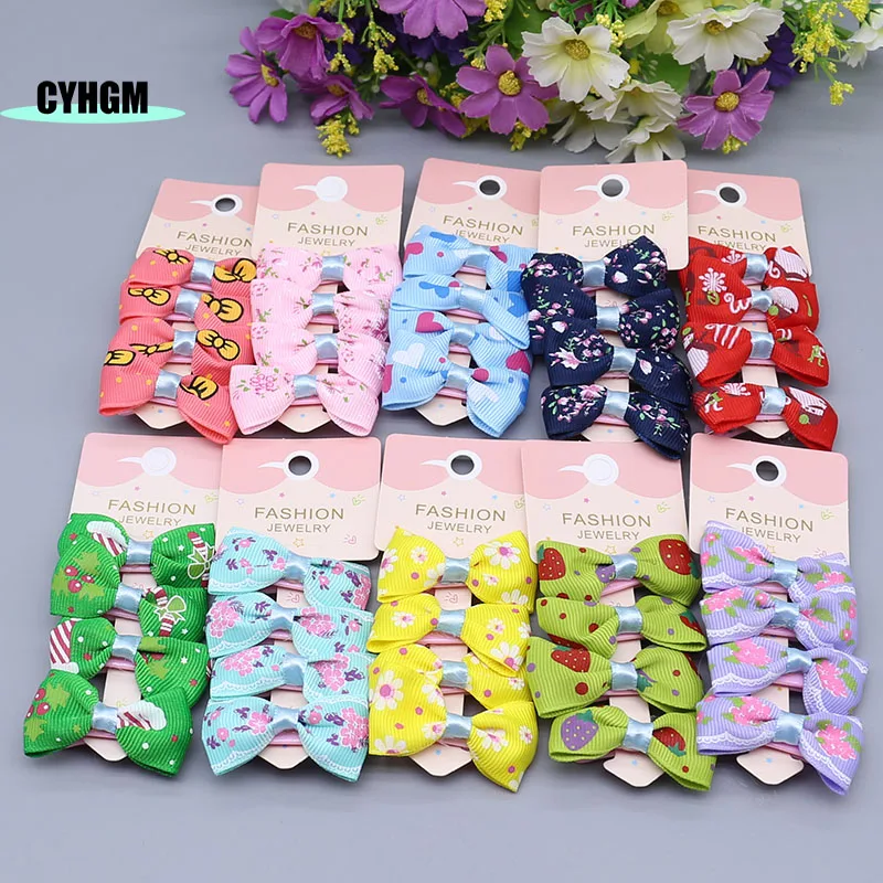 Оптовая продажа новые женские заколки для волос с лентой модные шелковые милые |