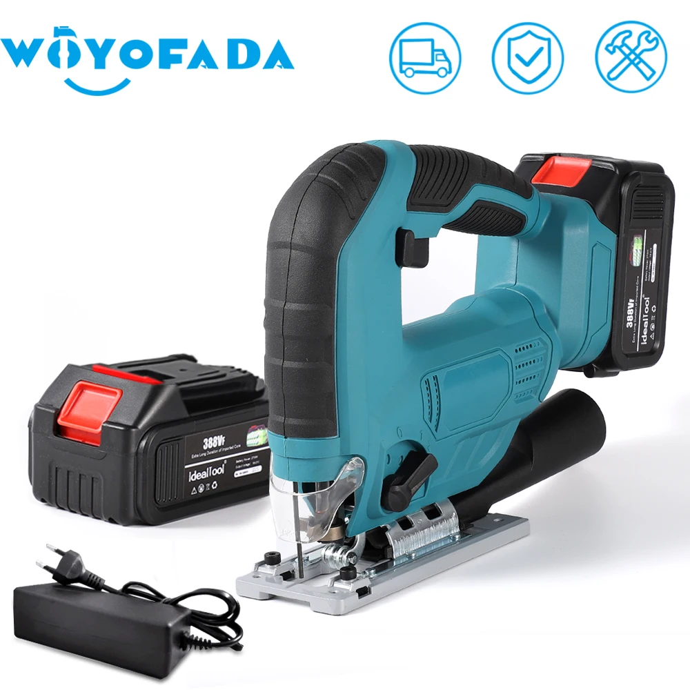 

20V 65mm 2700RPM Cordless Jigsaw Electric Jig Saw Portable Multi-Function Woodworking Power Tool for Makita 18V Battery