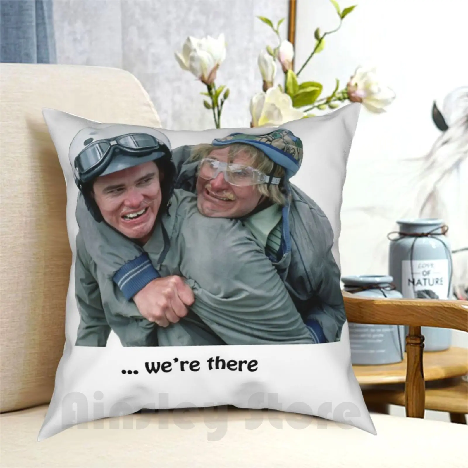 Dumb And Dumber Aspen Pillow Case Printed Home Soft DIY Pillow cover Dumb And Dumber Were There Jim Carrey Harry Lloyd Jeff