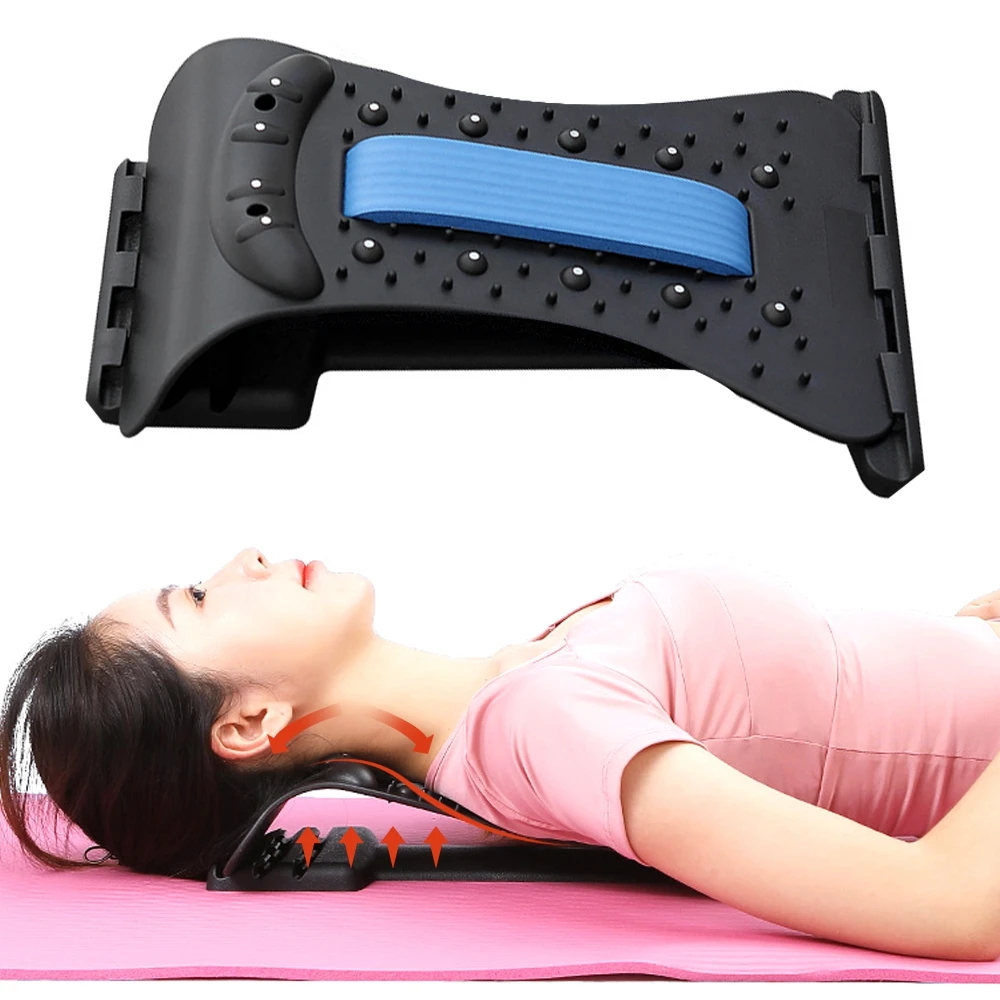

Magnetic Therapy Back Massager Stretcher Neck Stretch Tools Massage Cervical Pillow Lumbar Spine Support Corrector pain Relief