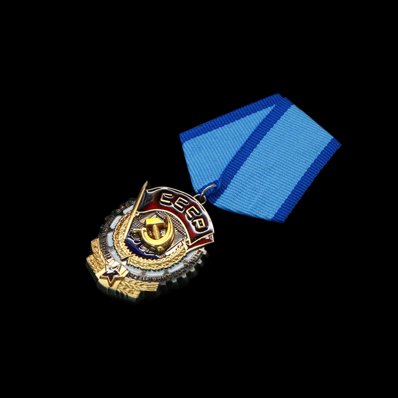 Медаль красный флаг СССР медаль бывшего Советского Союза на отворот | Дом и сад