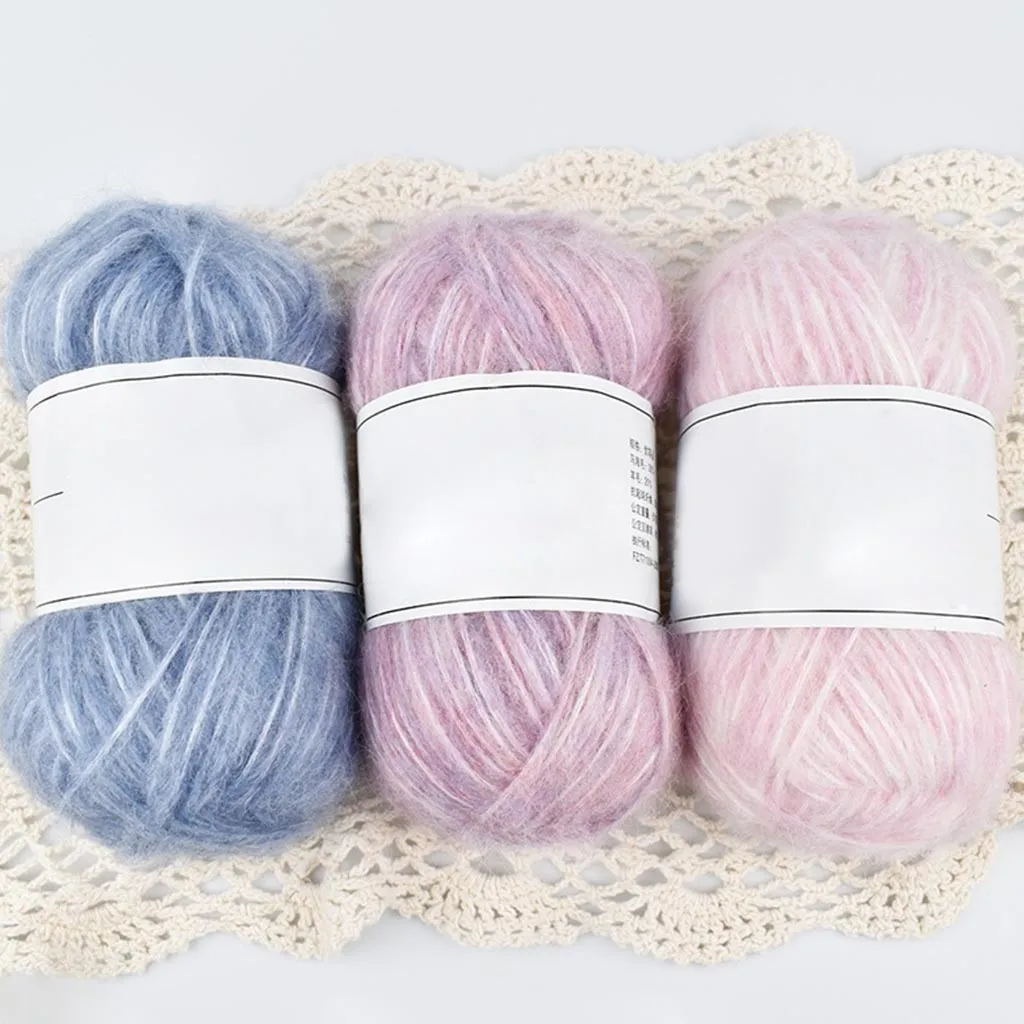 Лидер продаж 2020 товаров грубая шерсть группа мохера рукоделие шерстяная нить