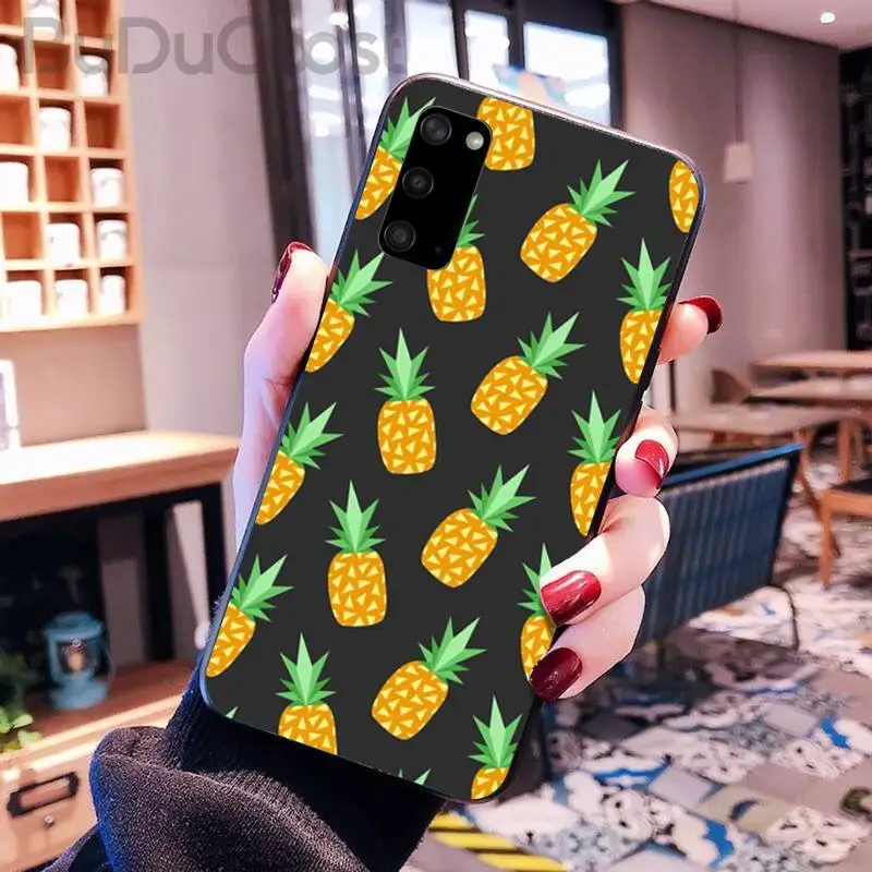 

Pineapple colorful fruit Phone Case for Samsung S20 plus Ultra S6 S7 edge S8 S9 plus S10 5G