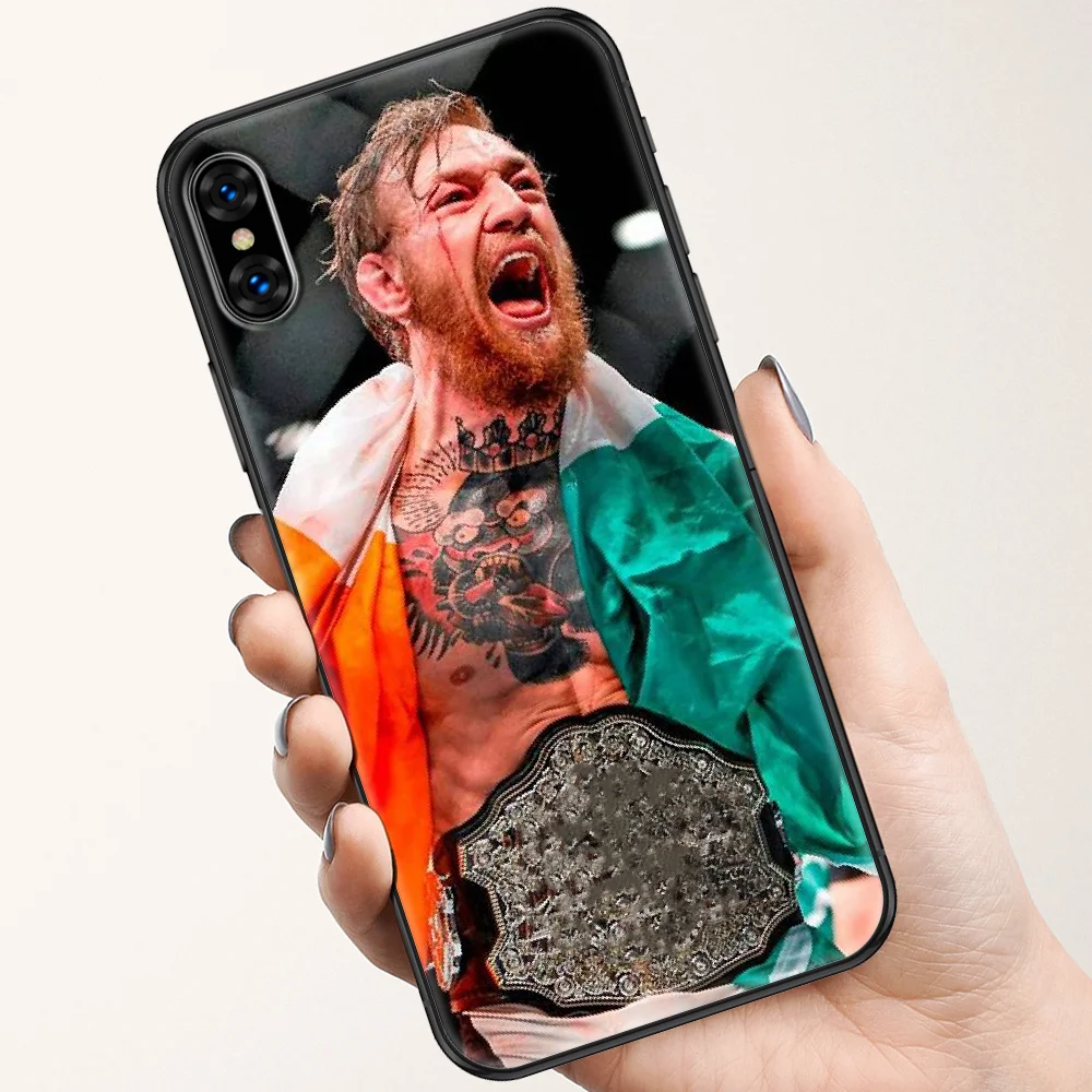 Чехол Conor McGregor для iphone SE 2020 6 6S 7 8 11 12 13 Mini Plus X XS XR Pro Max черный Модный чехол - купить по