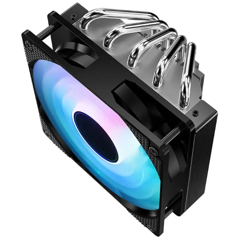 Jonsbo CR-701 12 см красочное освещение cpu вентилятор охлаждения PWM 4Pin 5 тепловых труб тихий компьютер кулер радиатор для Intel/AMD