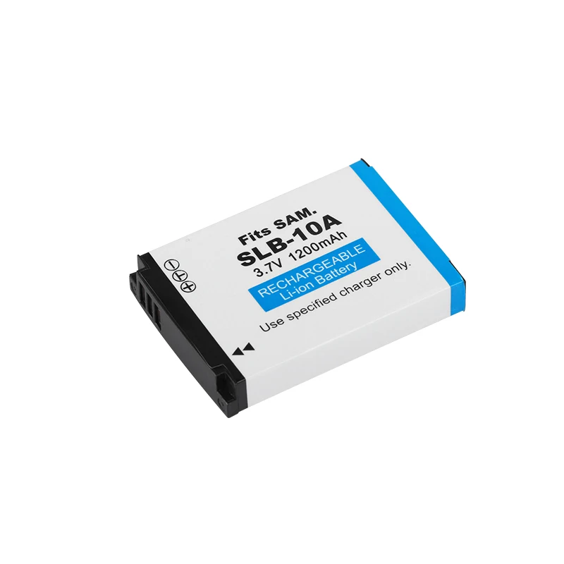 Аккумулятор SLB-10A SLB 10A 1200 мА ч для камеры Samsung PL50 60 65 P800 SL820 WB500 WB550 HZ10W IT100 L100 L110 L200 L210 |