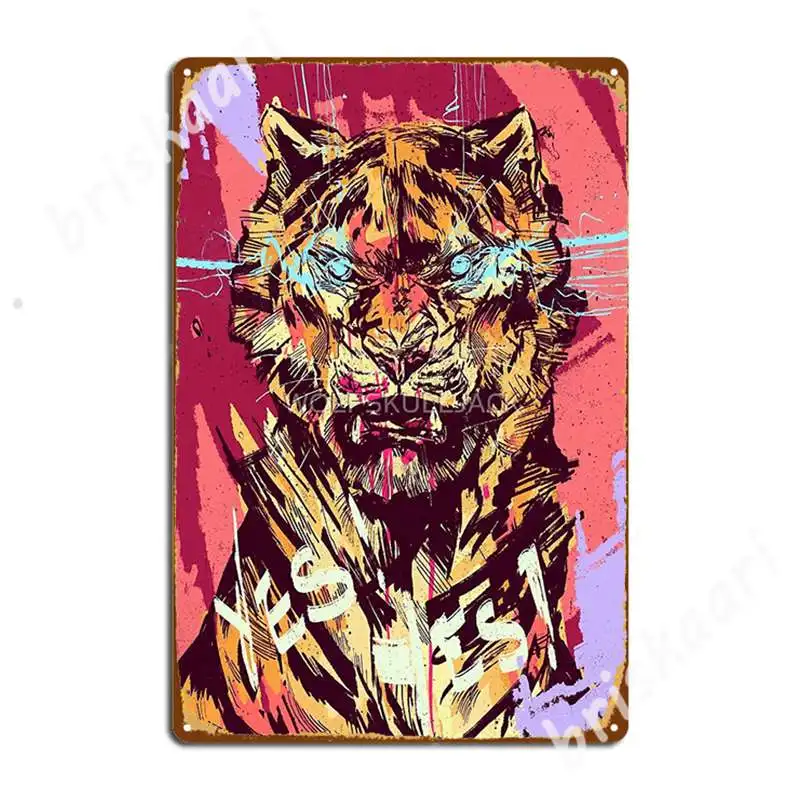 The Tiger Is Out металлические знаки дизайнерский плакат Киноклуб оловянные