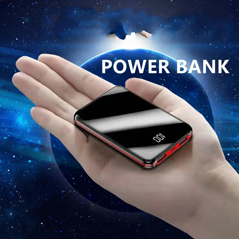 SOODOO 10000 мАч Внешний аккумулятор внешний аккумулятор 2 USB LED Power Bank портативное зарядное устройство для мобильного телефона для Xiaomi MI Iphone 8 X