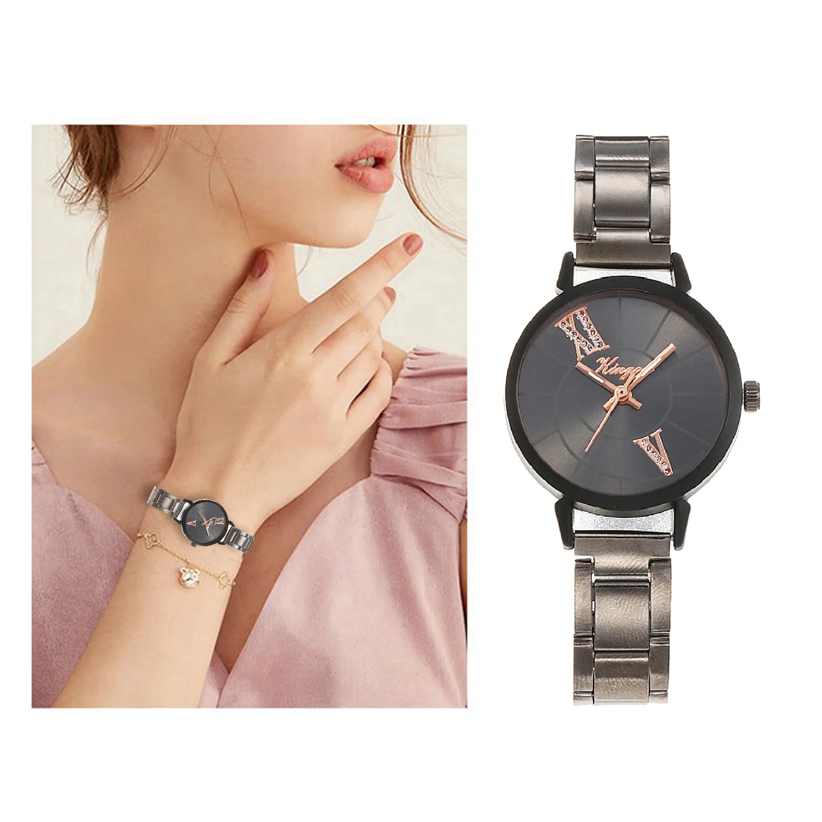 

Women Watch Christmas Diamond Leather Band Luxury Quartz Wrist Watches Orologio Donna Horloges Vrouwen Reloj Mujer Montre Femme