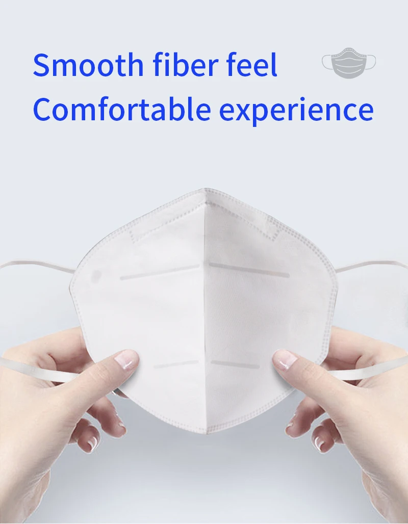 Одноразовые нетканые наушники Pm002 с фильтрацией лица и защита от пыли