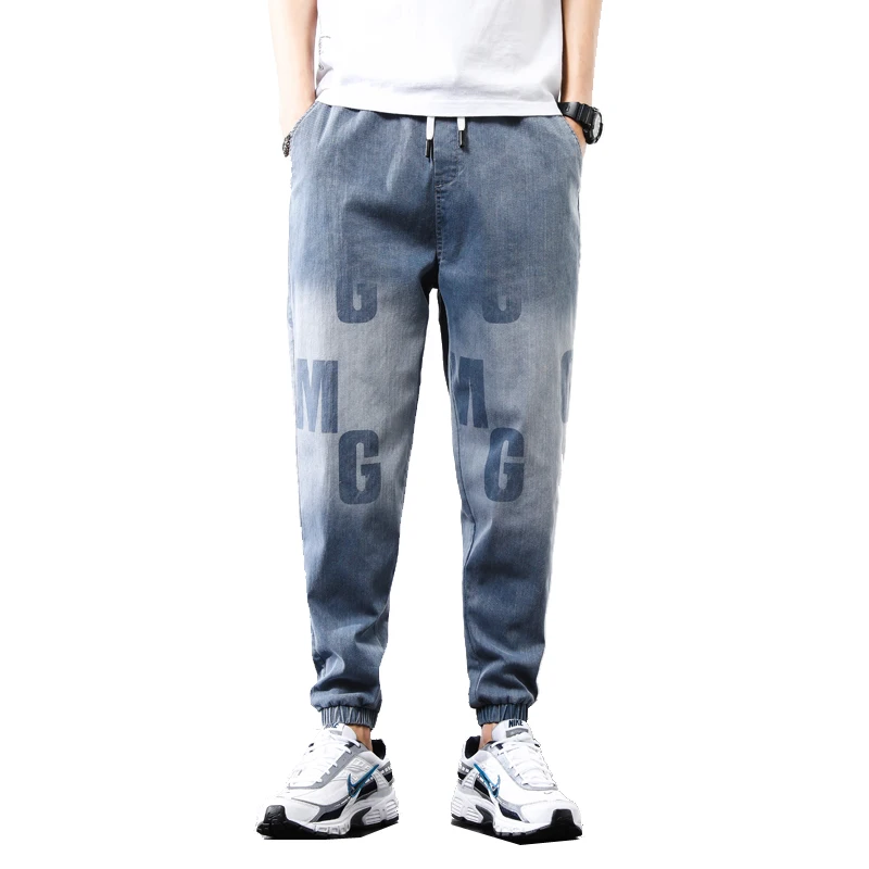 

2021New Hot Jogger Leisure stretch Sports Trousers Men Hip Hop Streetwear Beam Foot Cargo Pants Fashion Printing Men Pants S-4XL