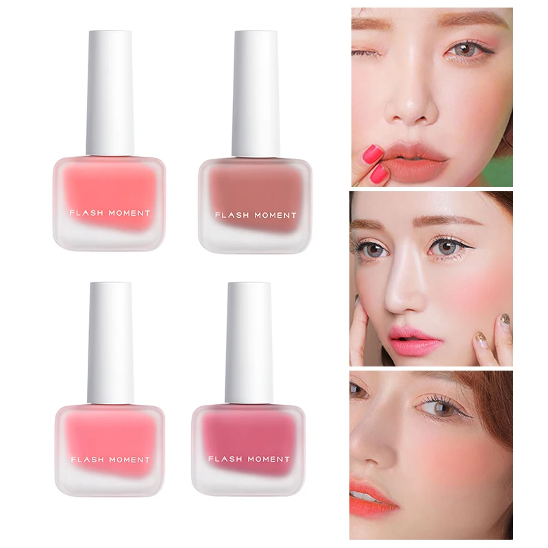 5 цветов новый стиль профессиональные женские жидкие румяна для лица матовые