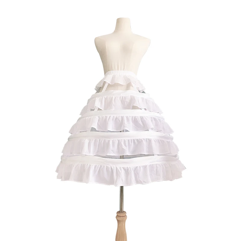 

Лолита супер насильственного юбка клетка для птиц полые Регулируемая Косплей рыбья кость Юбка Лолита юбка