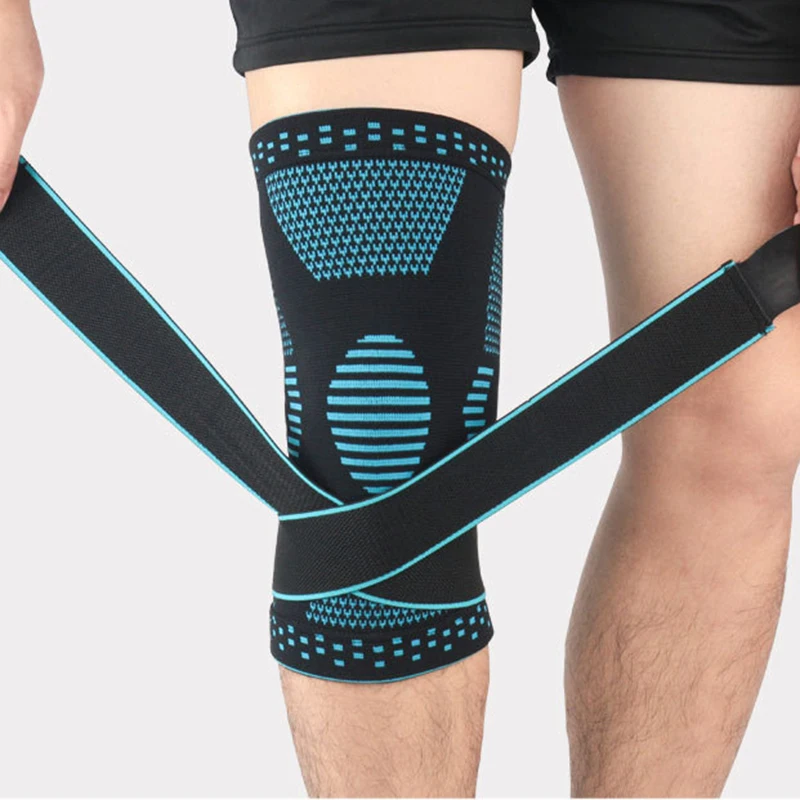 

Elastic Kneepad Multipurpose Adjustable Compressed Knee Bandage Unisex Knee Brace for Hiking Running Cycling HB88