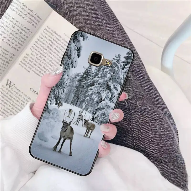 Yinuoda Landscape Winter Light Snow Phone Case for Samsung A51 01 50 71 21S 70 31 40 30 10 20 S E 11 91 A7 A8 2018