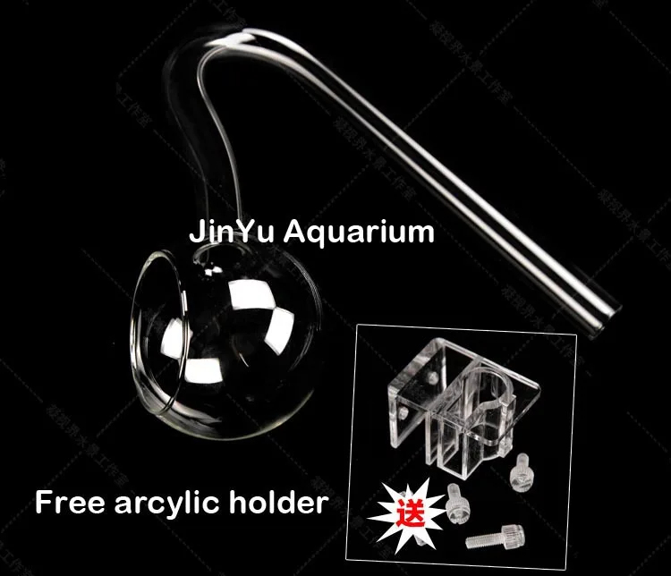 Стеклянная трубка Лили Пайп вход отток не присоска arcylic fix держатель краткое фильтр Аксессуар Джет Лилия Орхидея пион стеклянная труба 13 мм 17 мм
