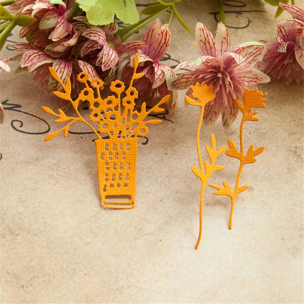 Ваза металлические пресс формы Новинка 2021 Скрапбукинг Новые поступления