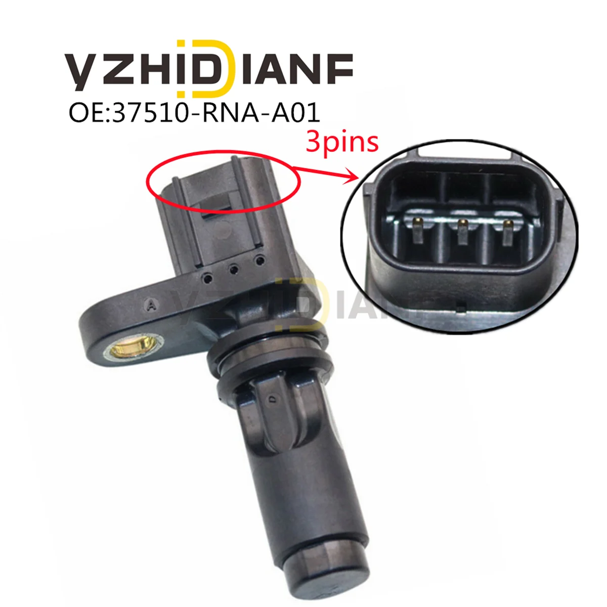 1x 37510-RNA-A01 37510RANAA01 для Acura ILX CSX Honda Civic 2.0L Датчик положения коленчатого вала