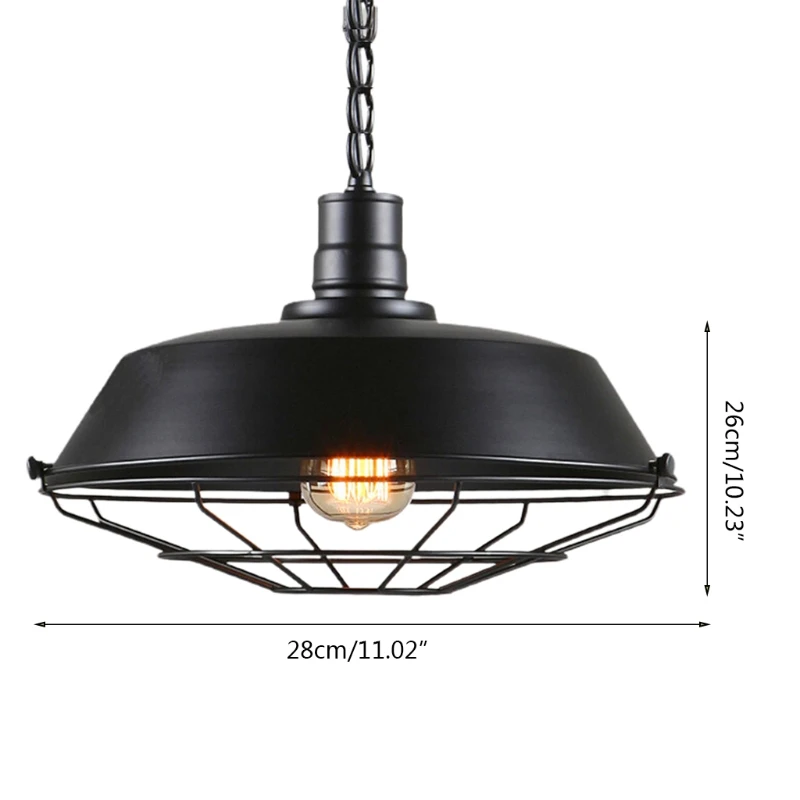 

Loft Style Vintage Pendant Lamp Light Industrial Retro Iron Hanging Ceiling Lamps E27 Chandelier for Salon Restaurant Bar Kitche