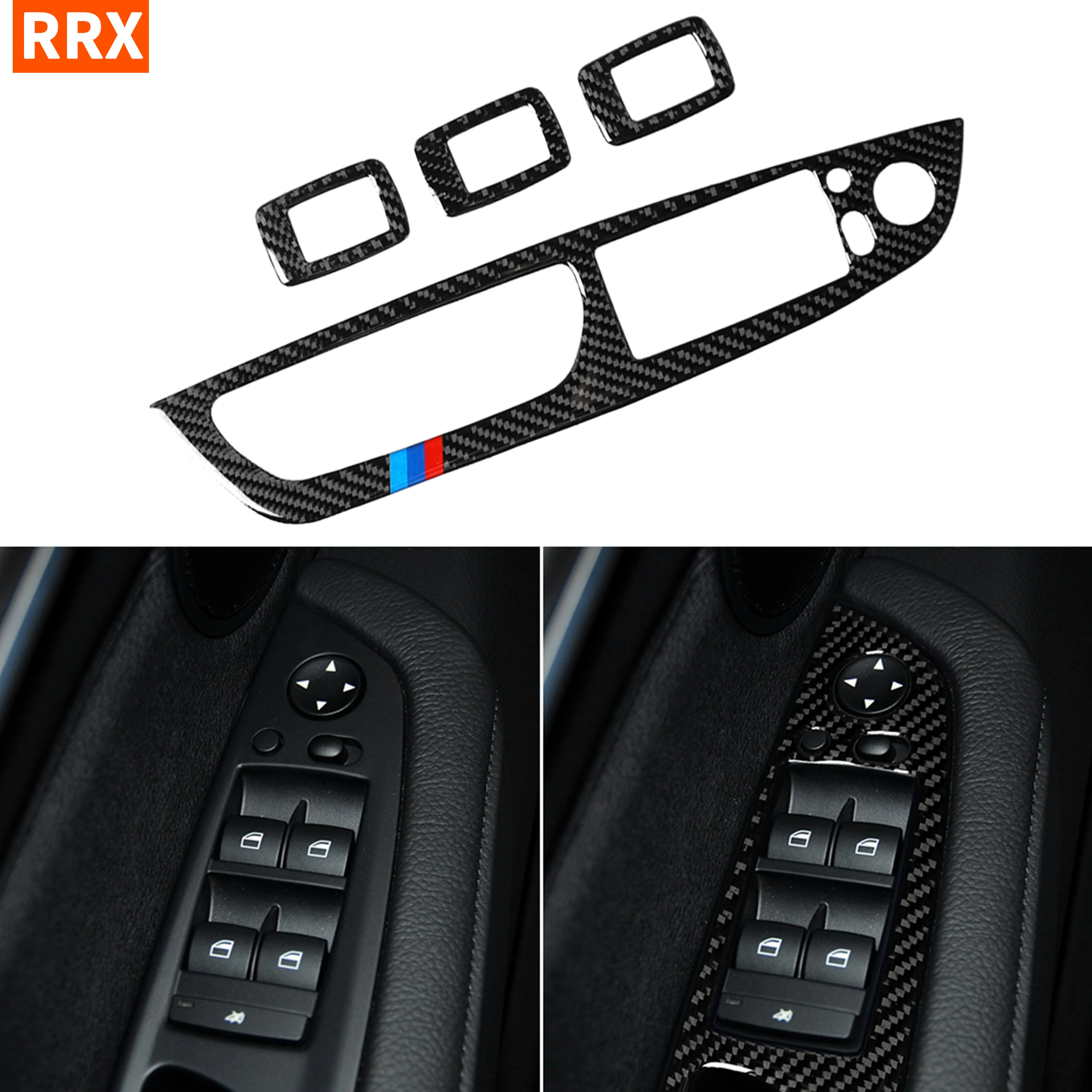 Для BMW X5 E70 2008 2013 X6 E71 2009 2014 углерода стеклоподъемник дверная рама декоративная